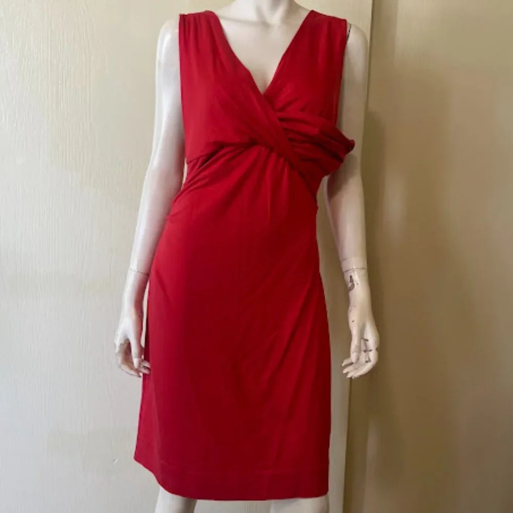 Diane von Furstenberg Parker Jersey Dress Large - Picture 2 of 5